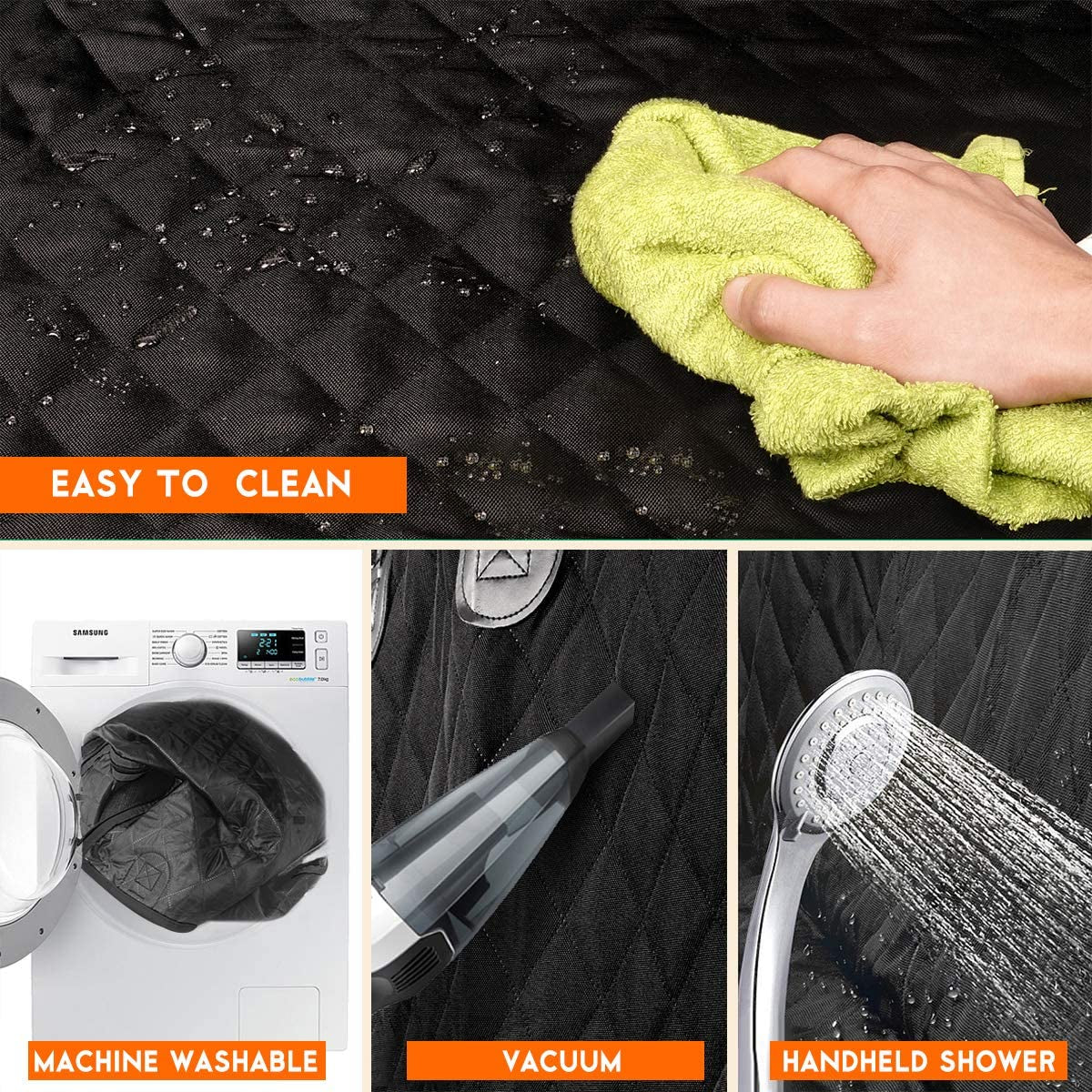 Protector Impermeable para Asiento Trasero de Auto