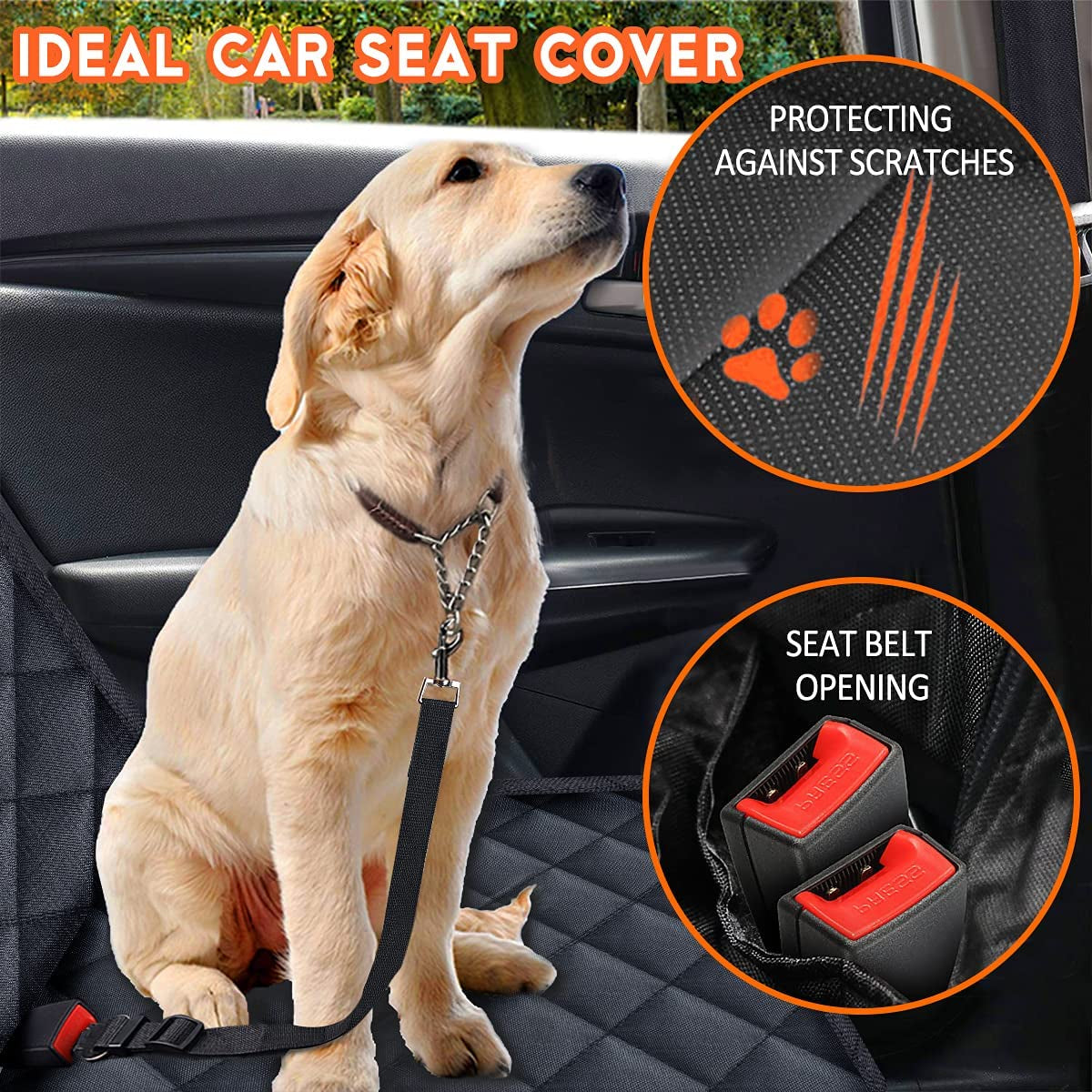 Protector Impermeable para Asiento Trasero de Auto