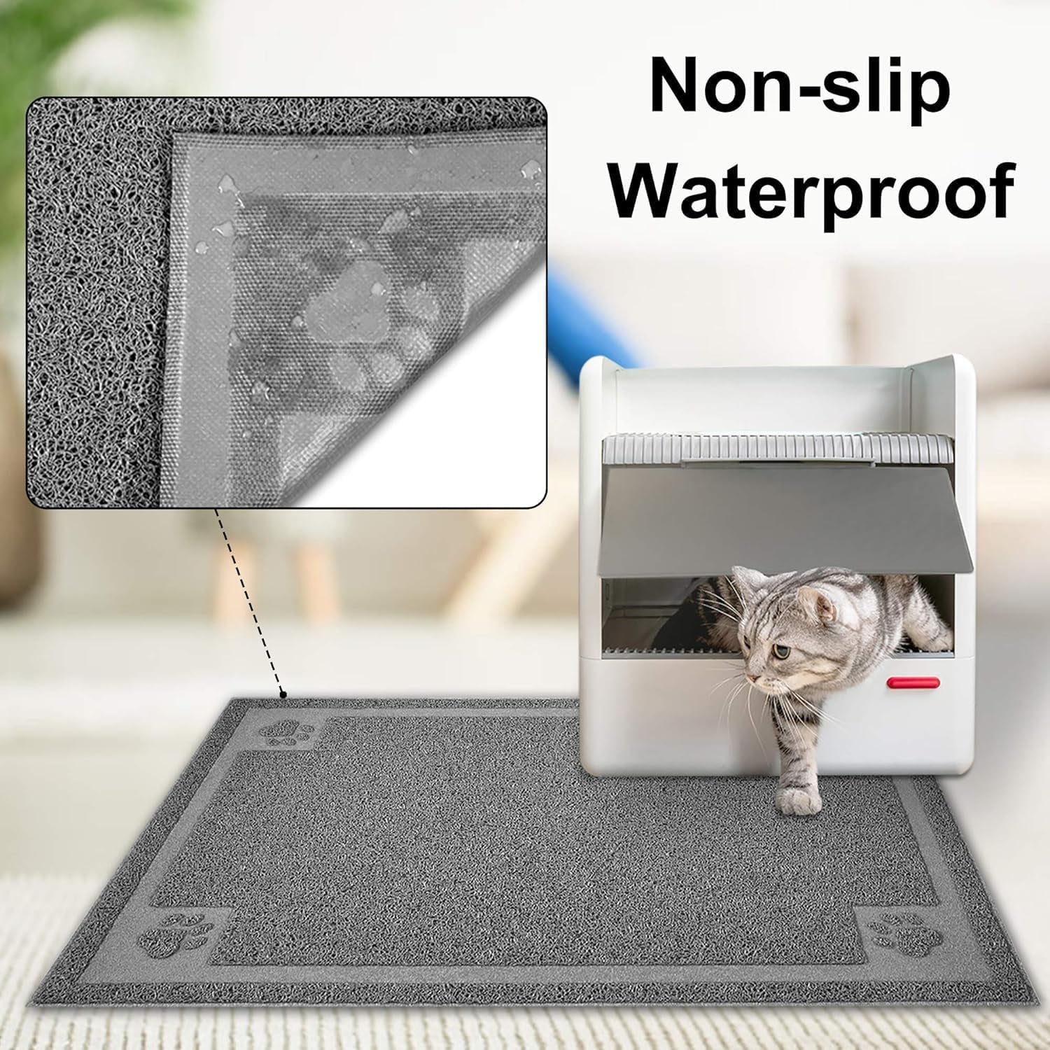 Tapete Atrapa Arena para Gatos 35 × 23"